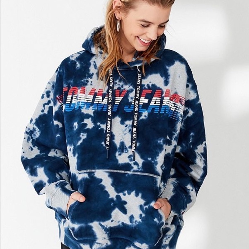 Oversized Tommy Jeans Tie Dye Sweatshirt
